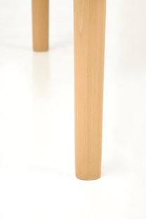 PIVOT stół rozkładany 102-142x102x75 cm, blat - kaszmir, nogi - naturalny