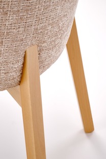 BASSO chair honey oak / CREMONA 14 (beige)