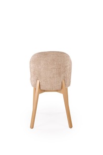 BASSO chair honey oak / CREMONA 14 (beige)