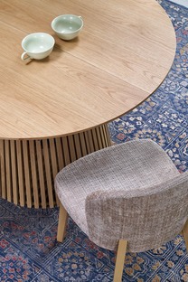 BASSO chair honey oak / CREMONA 14 (beige)