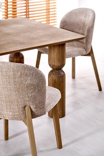 BASSO chair honey oak / CREMONA 14 (beige)