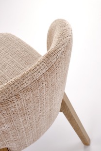 BASSO chair light walnut/ CREMONA 14 (beige)
