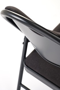 K566 krzesło składane, czarny (1p=6szt)