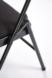 K566 krzesło składane, czarny (1p=6szt)