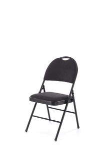 K566 krzesło składane, czarny (1p=6szt)