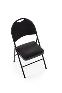 K566 krzesło składane, czarny (1p=6szt)