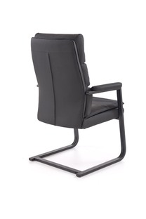 ADRIANO SKID fotel pracowniczy czarny