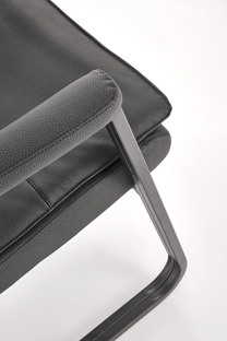 ADRIANO SKID fotel pracowniczy czarny