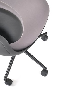 ORION fotel młodzieżowy, czarny - popielaty (1p=1szt)