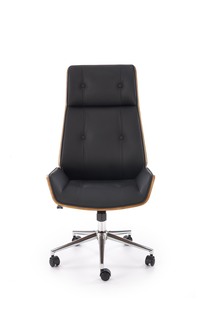 WEBSTER fotel gabinetowy orzechowy/czarny