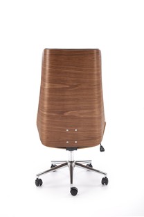 WEBSTER fotel gabinetowy orzechowy/czarny