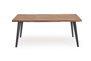 DICKSON stół rozkładany 120-180/80 cm, blat - naturalny, nogi - czarny (2p=1szt)