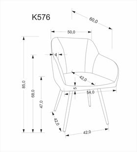 K576 chair olive