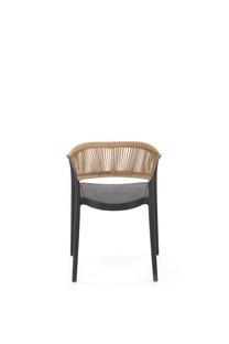 K582 krzesło czarny / naturalny (1p=4szt)