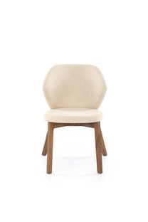 K583 chair, walnut / brown / beige