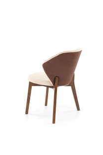 K583 chair, walnut / brown / beige