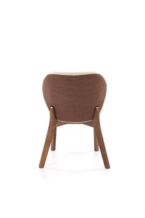 K583 chair, walnut / brown / beige