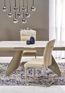 K584 chair, beige / grey / cashmere