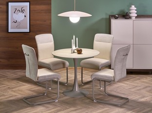 K584 chair, beige / grey / cashmere