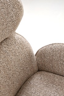 K585 chair, dark beige / l.walnut