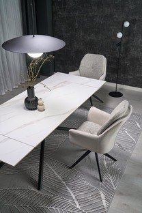 K591 swivel chair, light grey