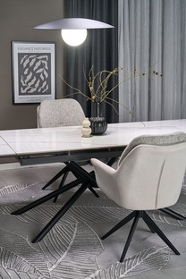 K591 swivel chair, light grey