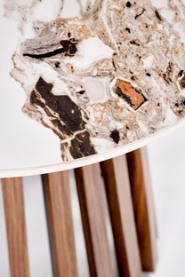 CARINA_S ława beżowy marmur / orzechowy (2p=1szt)