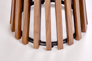 CARINA_S ława beżowy marmur / orzechowy (2p=1szt)