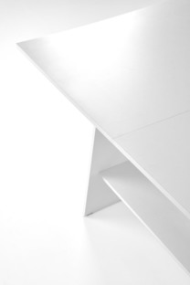 ERIKA lifting coffee table, color: white