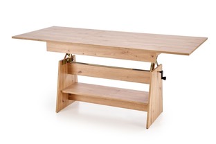 ERIKA lifting coffee table, color: artisan oak