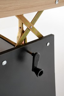 ERIKA lifting coffee table, color: artisan oak / black
