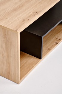 IVA c.table, artisan oak / black