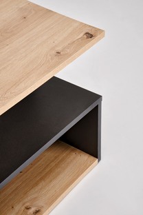 IVA c.table, artisan oak / black