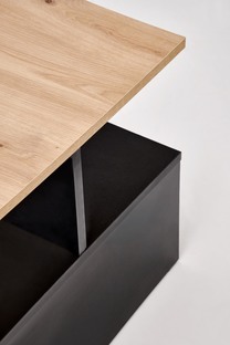 IVA c.table, artisan oak / black