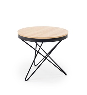 LEILA c.table, natural / black