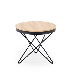 LEILA c.table, natural / black