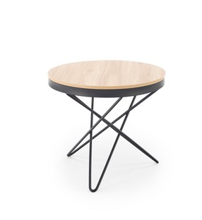 LEILA c.table, natural / black