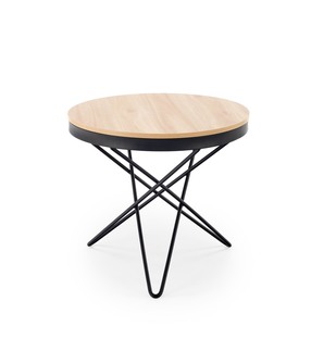 LEILA c.table, natural / black