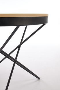 LEILA c.table, natural / black