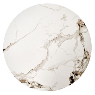 MAGNETA set of two, white marble/black
