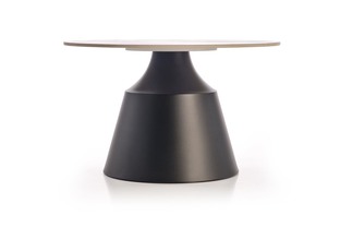 MAGNETA set of two, white marble/black