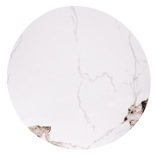 MAGNETA set of two, white marble/black