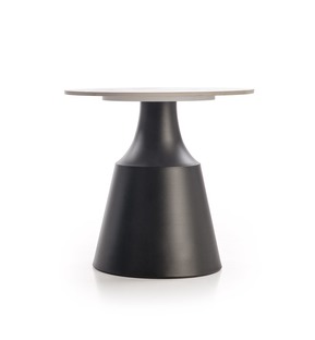 MAGNETA set of two, white marble/black