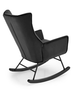 BAZALTO fotel bujany czarny (1p=1szt)