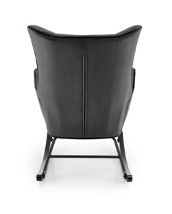 BAZALTO fotel bujany czarny (1p=1szt)