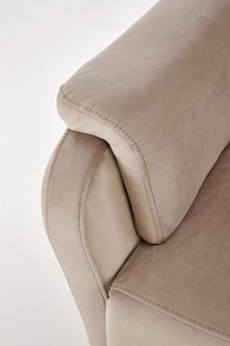 CROCUS fotel wypoczynkowy z funkcją elektrycznego rozkładania, beżowy (1p=1szt)