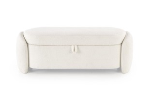 FICARIA ławka z funkcją pojemnika kremowy