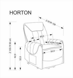 HORTON leisure chair, beige