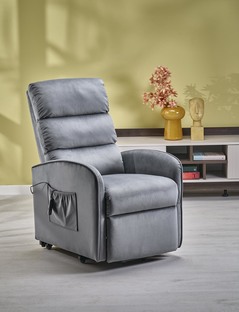 MARONI leisure chair, grey