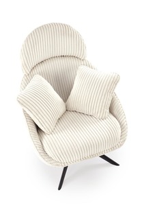 MERRY 2 leisure chair with swivel function, cream